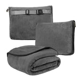ZK20 Travel Blanket & Pillow – Soft, Compact with Bag & Clip