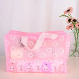 1PC Transparent Toiletry Bag: Waterproof Cosmetic Organizer for Travel, Business & Beach