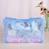 1PC Transparent Toiletry Bag: Waterproof Cosmetic Organizer for Travel, Business & Beach