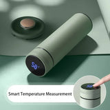 500ml Smart Stainless Steel Thermos – Leakproof with Temperature Display