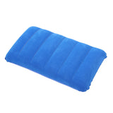 Ultralight Inflatable Camping Pillow: Compact, Flocked, for Travel, Hiking, Backpacking & Neck Support