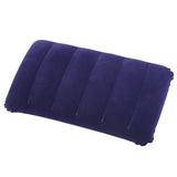 Ultralight Inflatable Camping Pillow: Compact, Flocked, for Travel, Hiking, Backpacking & Neck Support
