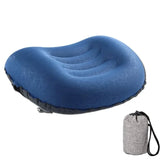 Ultralight Inflatable Travel Pillow: Ergonomic Neck & Lumbar Support for Camping, Hiking