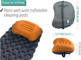 Ultralight Inflatable Travel Pillow: Ergonomic Neck & Lumbar Support for Camping, Hiking