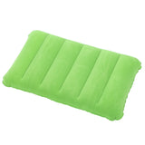 Ultralight Inflatable Camping Pillow: Compact, Flocked, for Travel, Hiking, Backpacking & Neck Support