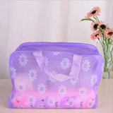1PC Transparent Toiletry Bag: Waterproof Cosmetic Organizer for Travel, Business & Beach