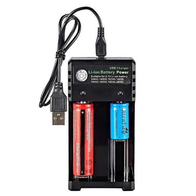 USB 3/4 Slot Fast Battery Charger: Short-Circuit Protection for AA/AAA Rechargeable Batteries