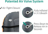 Ultralight Inflatable Travel Pillow: Ergonomic Neck & Lumbar Support for Camping, Hiking