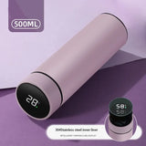 500ml Smart Stainless Steel Thermos – Leakproof with Temperature Display