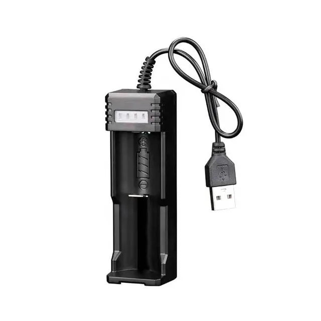 USB 3/4 Slot Fast Battery Charger: Short-Circuit Protection for AA/AAA Rechargeable Batteries