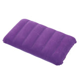 Ultralight Inflatable Camping Pillow: Compact, Flocked, for Travel, Hiking, Backpacking & Neck Support